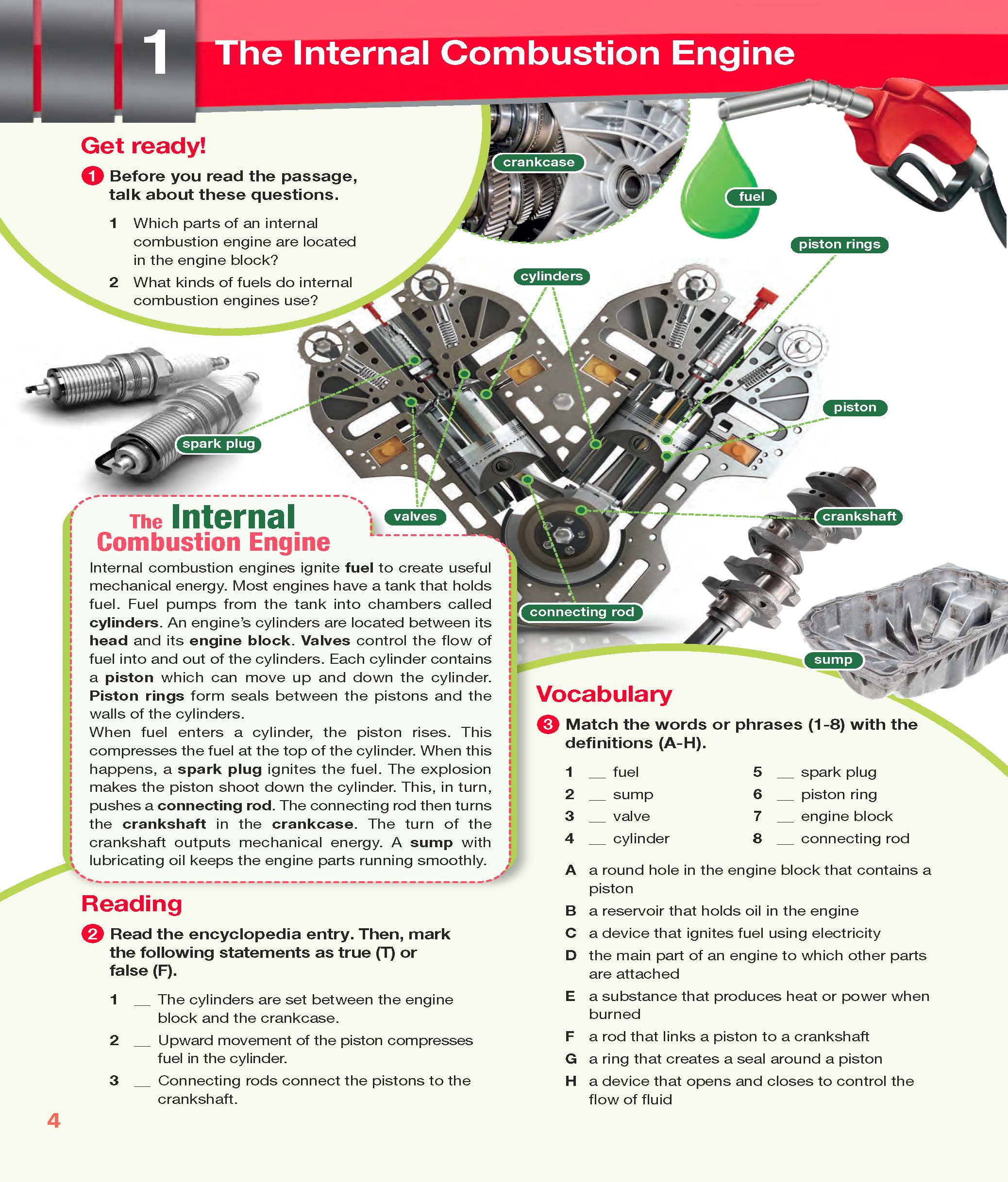 ESP English for Specific Purposes - Career Paths: Automotive Industry- Sample Page 1
