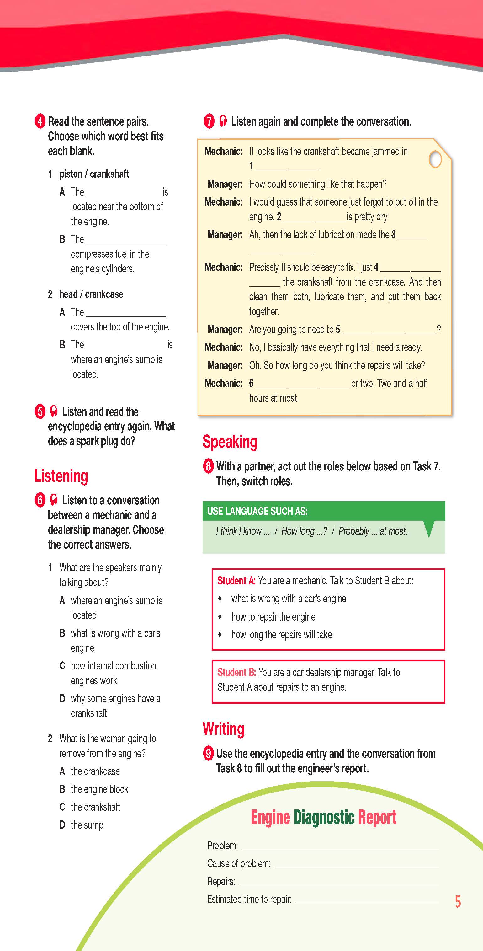 ESP English for Specific Purposes - Career Paths: Automotive Industry- Sample Page 2