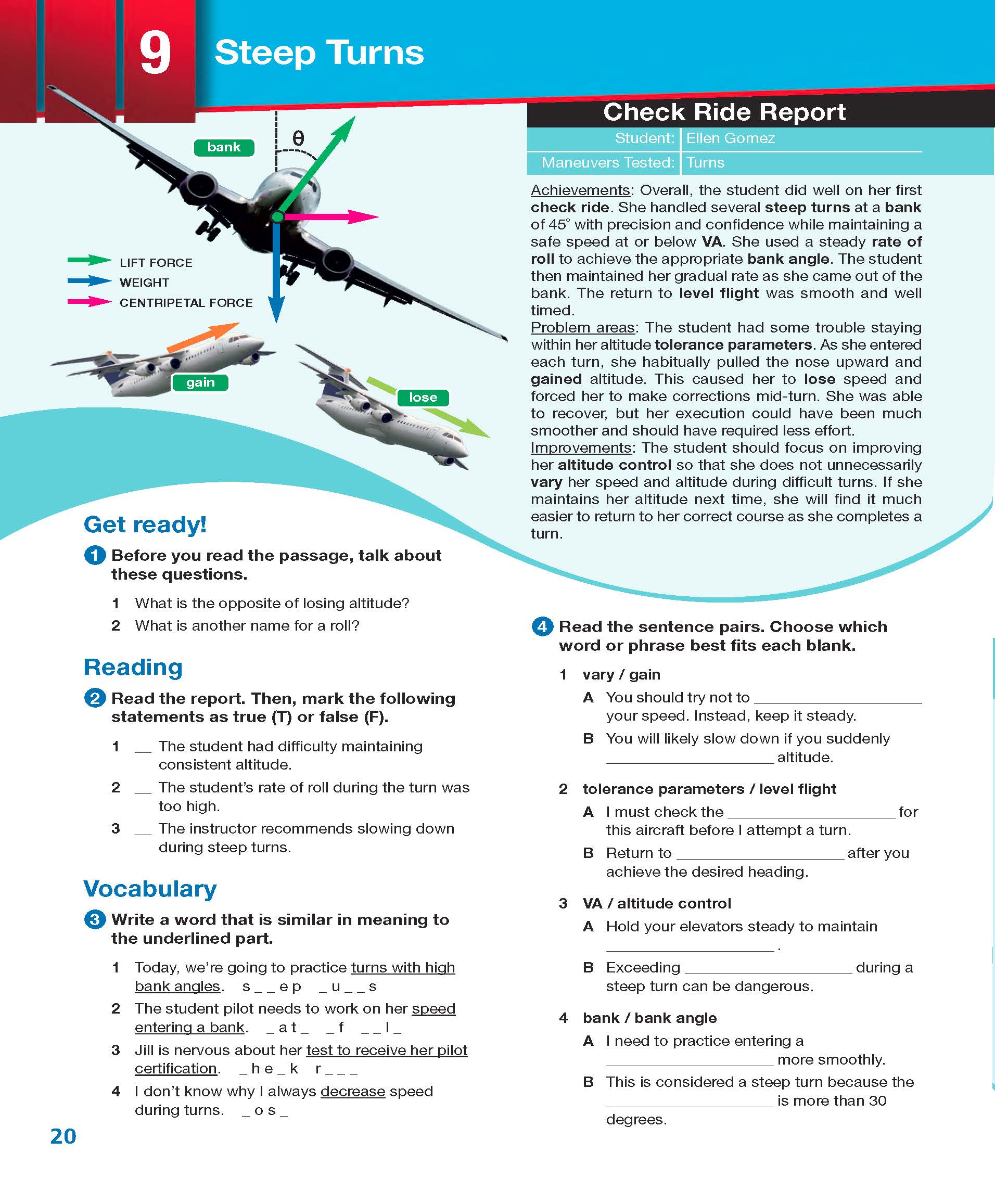 ESP English for Specific Purposes - Career Paths: Civil Aviation - Sample Page 3 ESP English for Specific Purposes - Career Paths: Civil Aviation - Sample Page 3