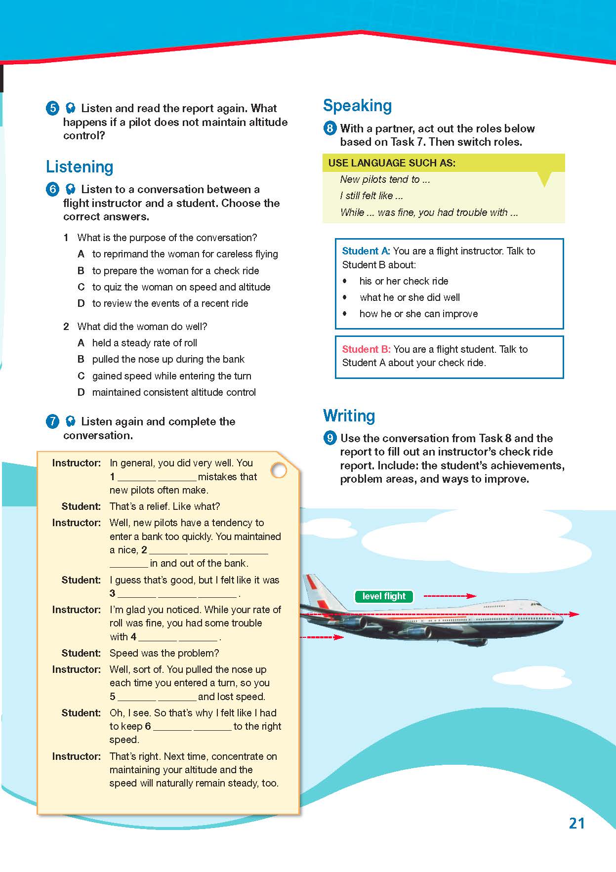 ESP English for Specific Purposes - Career Paths: Civil Aviation - Sample Page 4 ESP English for Specific Purposes - Career Paths: Civil Aviation - Sample Page 4