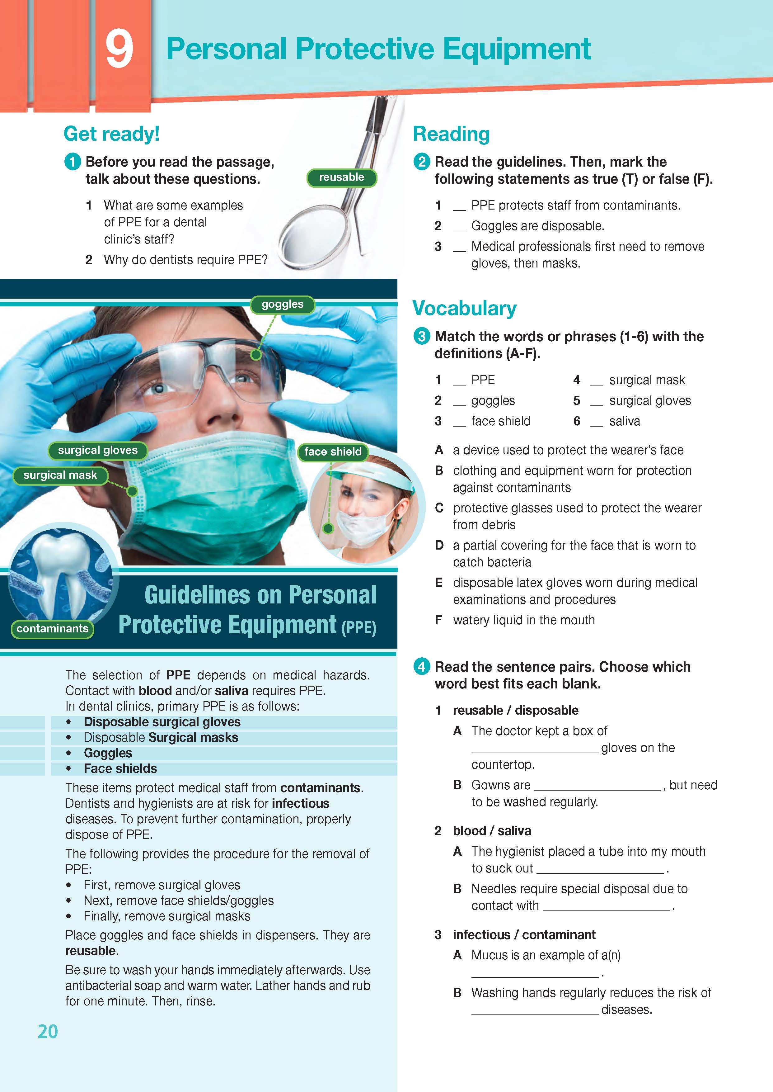 ESP English for Specific Purposes - Career Paths: Dentistry - Sample Page 3 ESP English for Specific Purposes - Career Paths: Dentistry - Sample Page 3