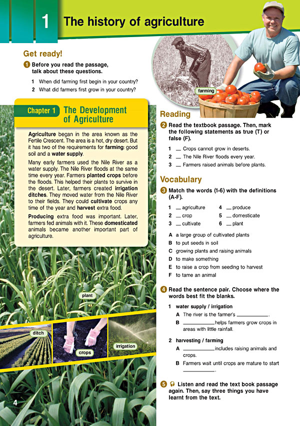 Sample Page 1 - Career Paths: Agriculture Sample Page 1 - Career Paths: Agriculture
