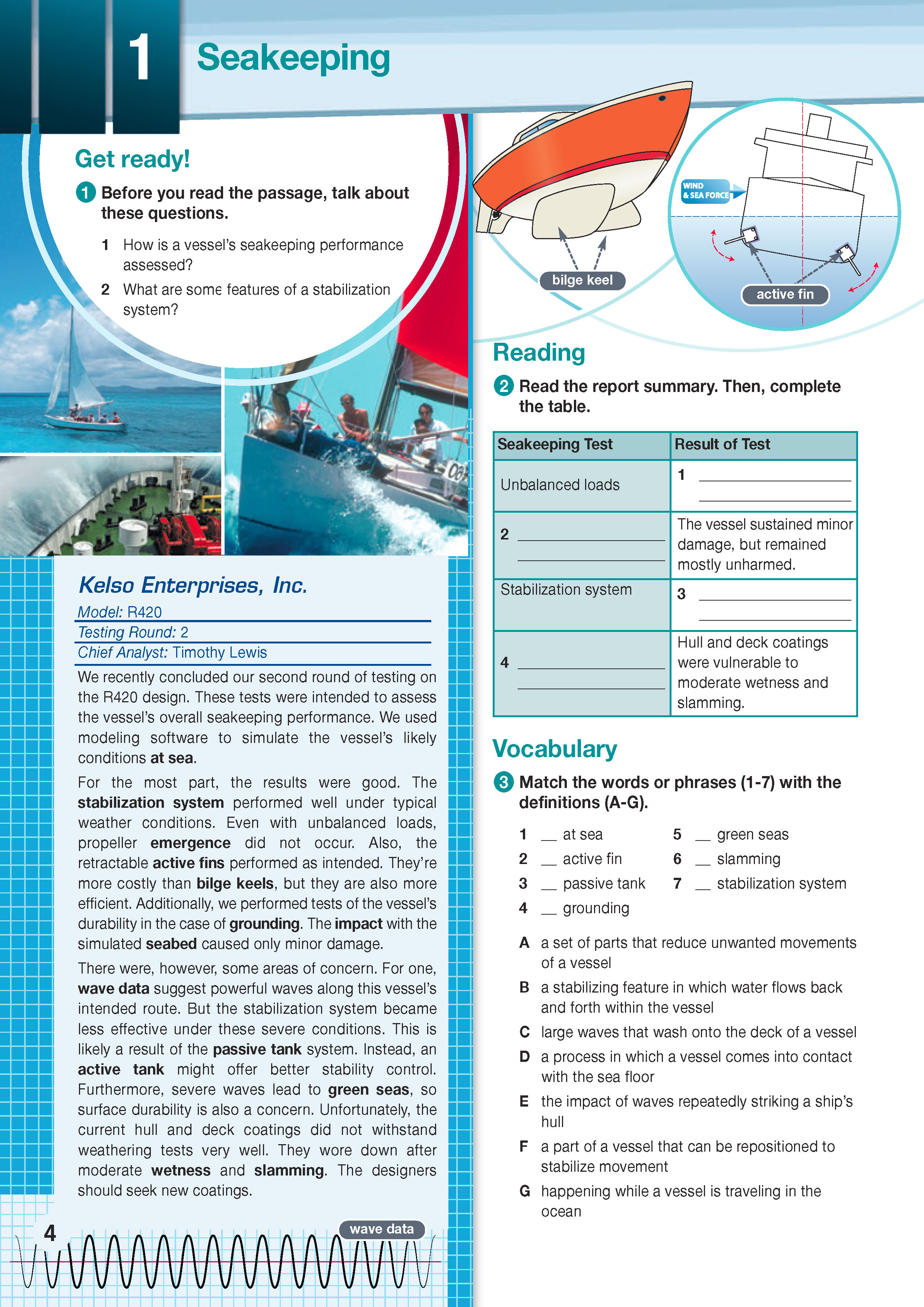 ESP English for Specific Purposes - Career Paths: Marine Engineering - Sample Page 1