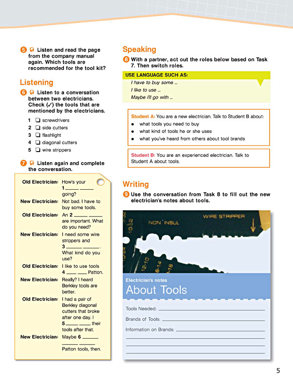 Sample Page 2 - Career Paths: Electrician