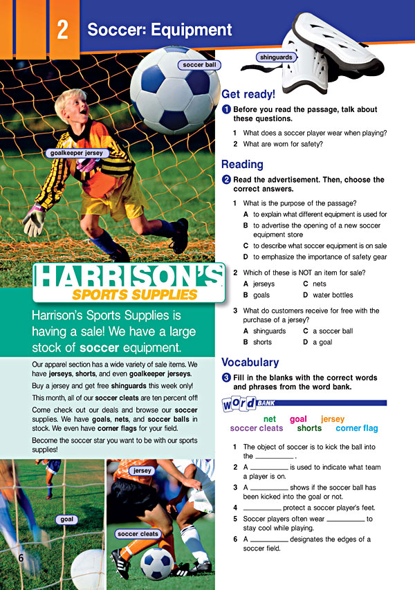 Sample Page 3 - Career Paths: Sports