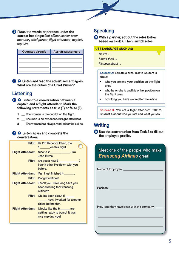Sample Page 2 - Career Paths: Flight Attendant Sample Page 2 - Career Paths: Flight Attendant