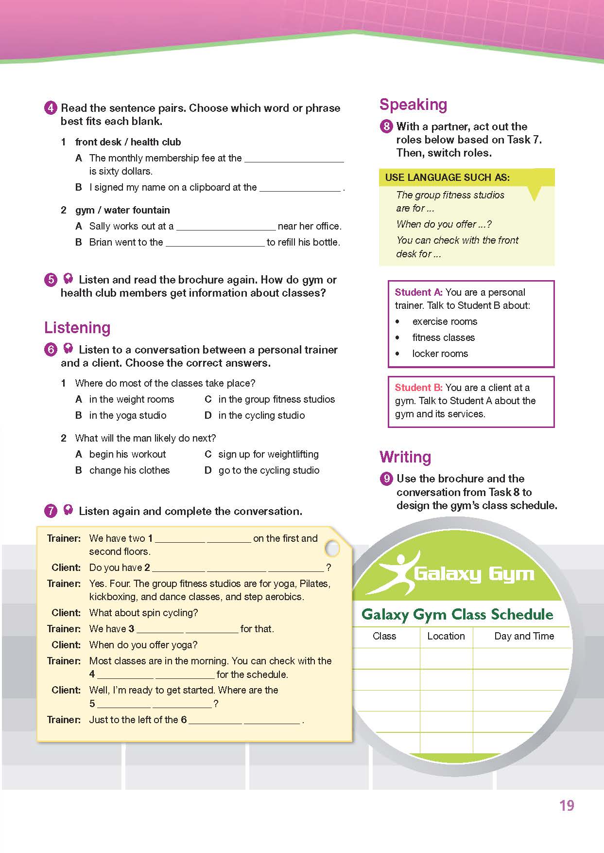 ESP English for Specific Purposes - Career Paths: ESP English for Specific Purposes - Career Paths: Fitness Training - Sample Page 2 ESP English for Specific Purposes - Career Paths: ESP English for Specific Purposes - Career Paths: Fitness Training - Sample Page 2