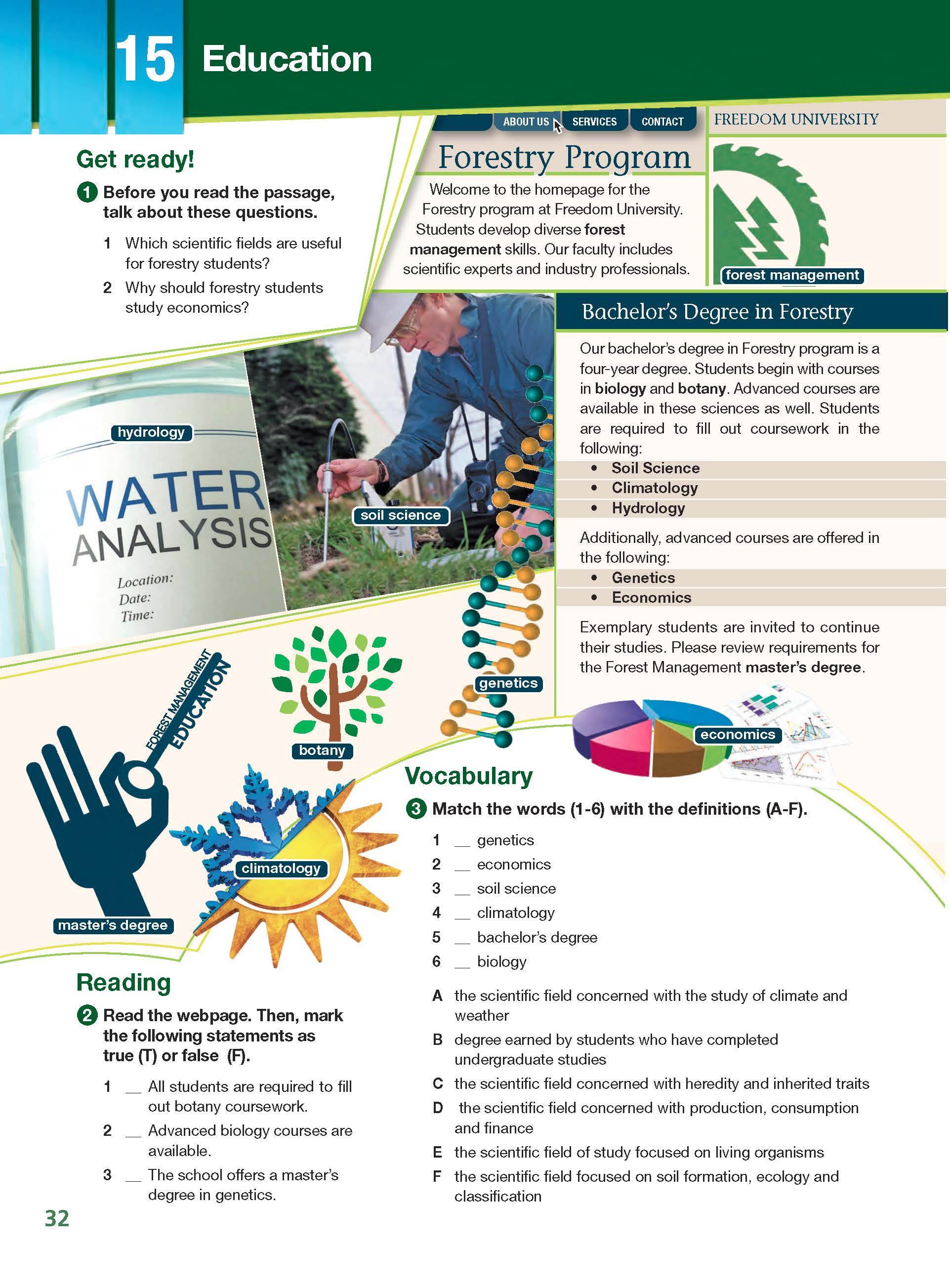 ESP English for Specific Purposes - Career Paths: Natural Resources I Forestry - Sample Page 3 ESP English for Specific Purposes - Career Paths: Natural Resources I Forestry - Sample Page 3