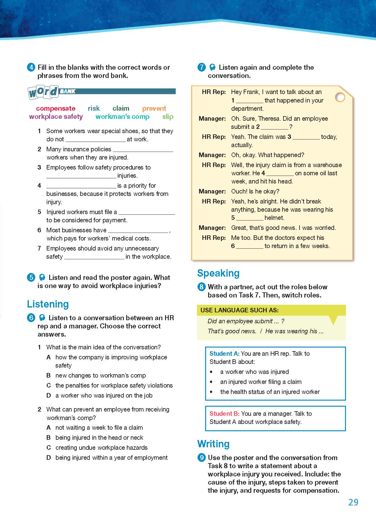 ESP English for Specific Purposes - Career Paths: Human Resources - Sample Page 2
