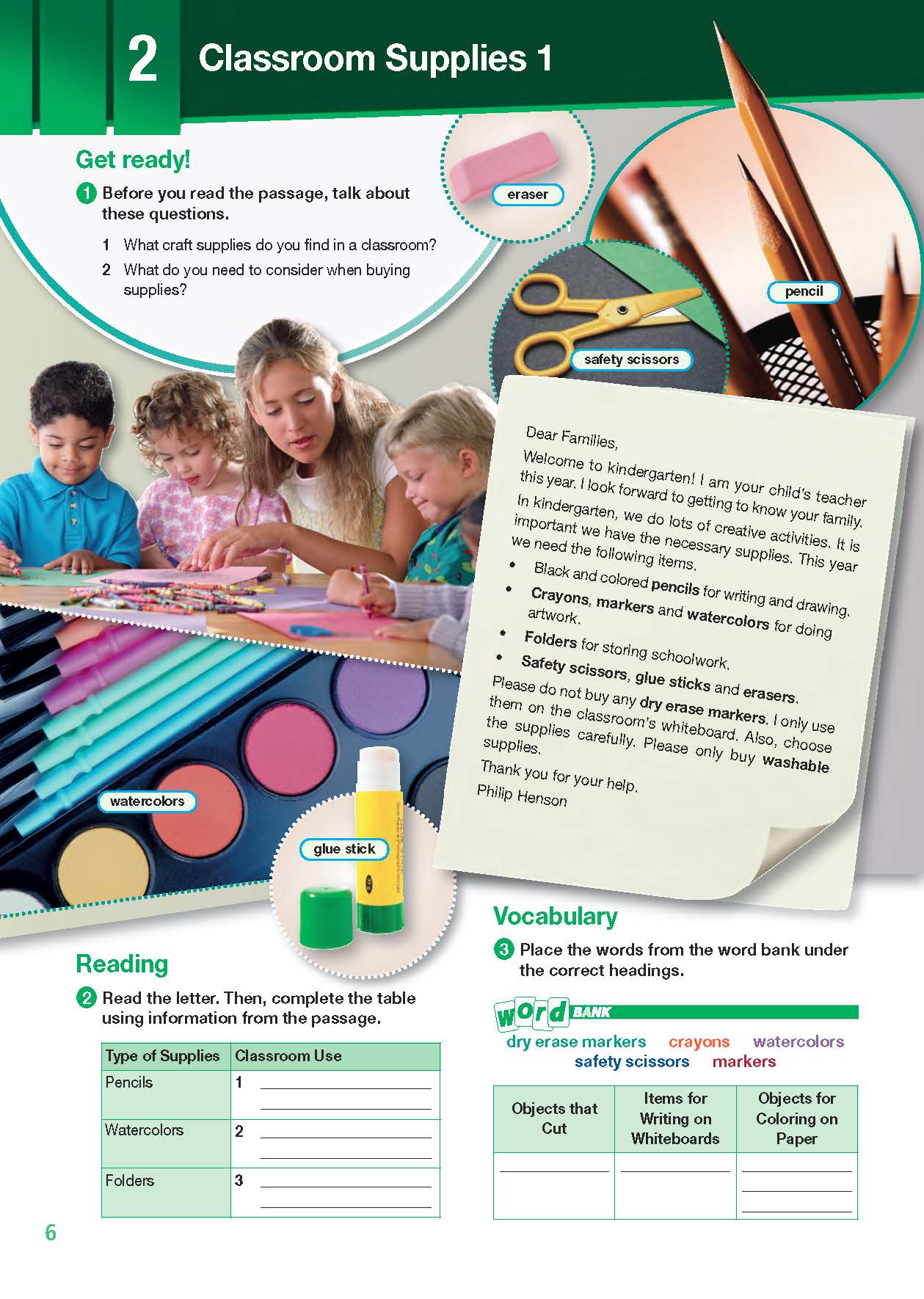 ESP English for Specific Purposes - Career Paths: Kindergarten Teacher - Sample Page 1 ESP English for Specific Purposes - Career Paths: Kindergarten Teacher - Sample Page 1