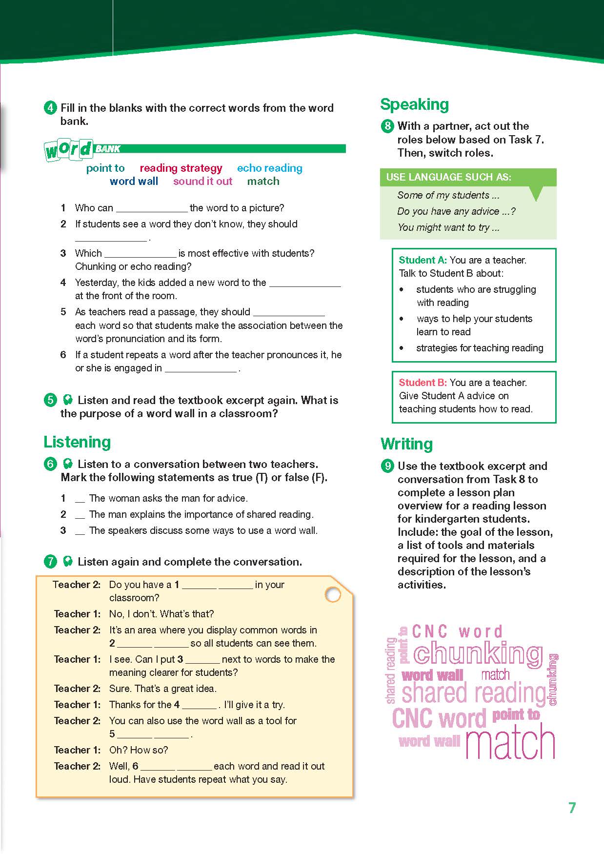 ESP English for Specific Purposes - Career Paths: Kindergarten Teacher - Sample Page 4 ESP English for Specific Purposes - Career Paths: Kindergarten Teacher - Sample Page 4