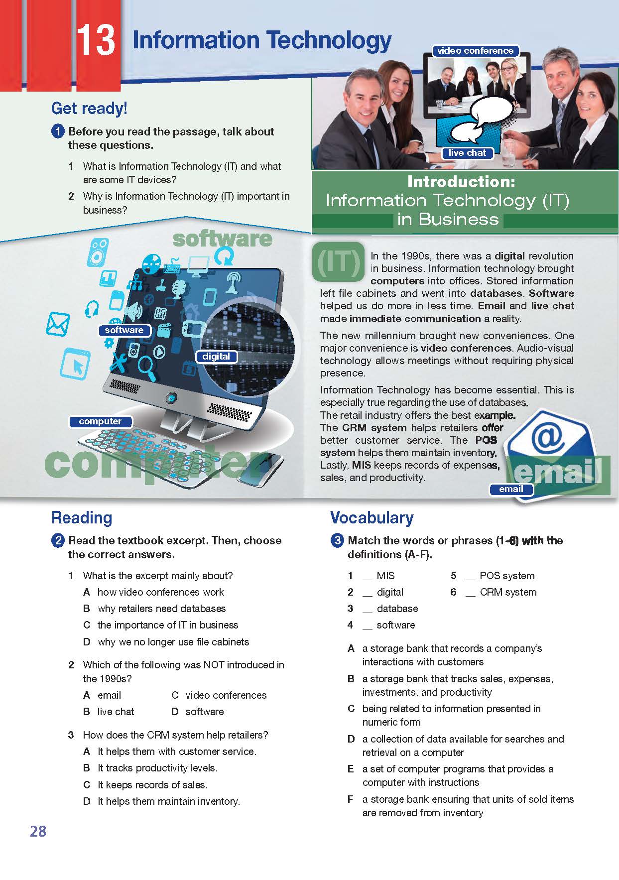 ESP English for Specific Purposes - Career Paths: MBA - Sample Page 3