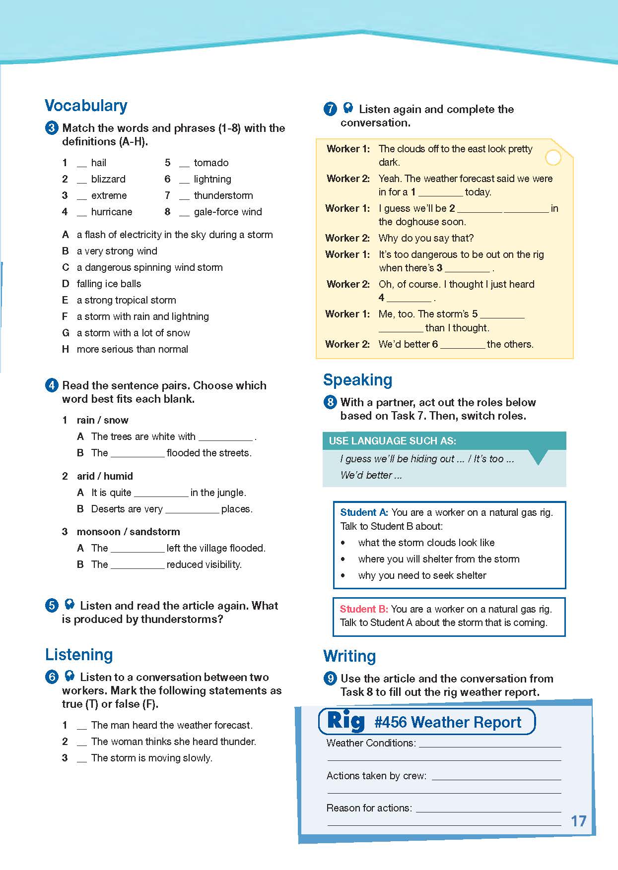 ESP English for Specific Purposes - Career Paths: Natural Gas I - Sample Page 4 ESP English for Specific Purposes - Career Paths: Natural Gas I - Sample Page 4