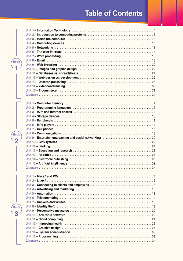 Contents - Career Paths: Information Technology Contents - Career Paths: Information Technology
