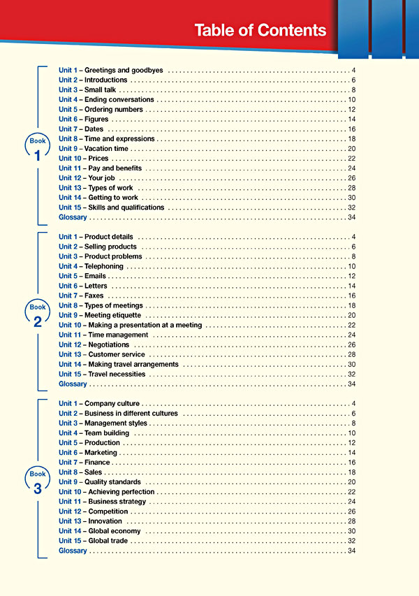 Contents - Career Paths: Business English Contents - Career Paths: Business English