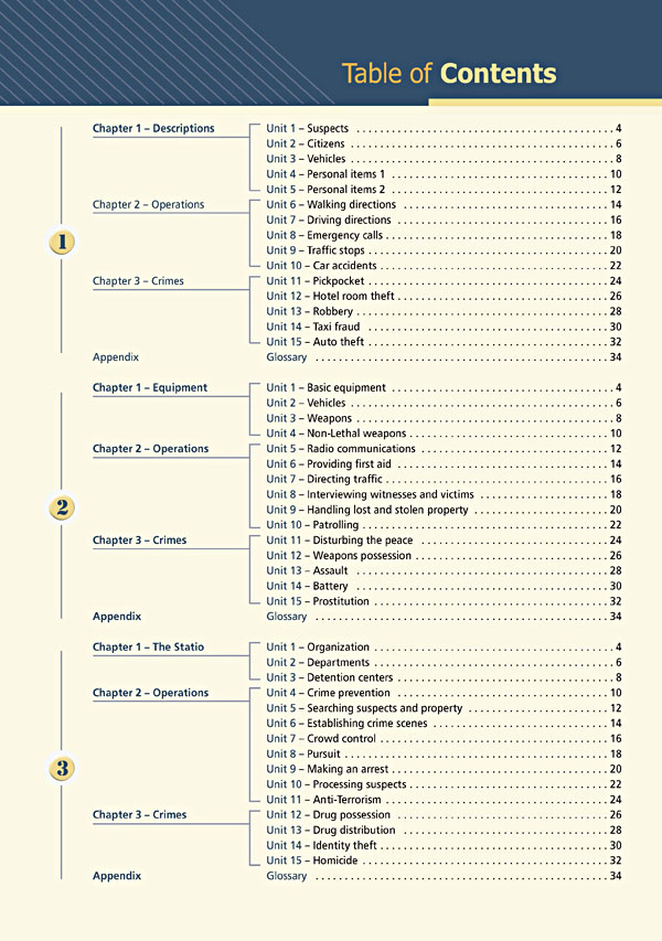 Contents - Career Paths: Police Contents - Career Paths: Police