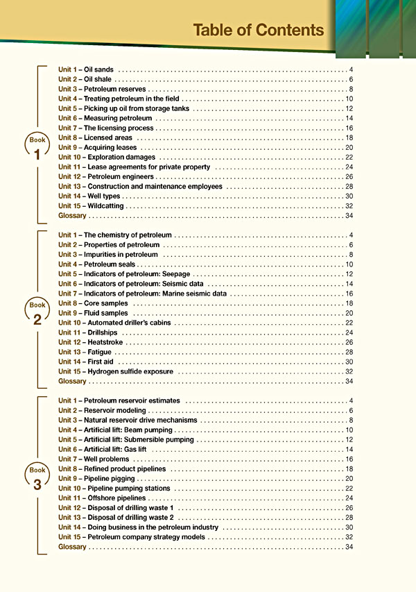 Contents - Career Paths: Petroleum II