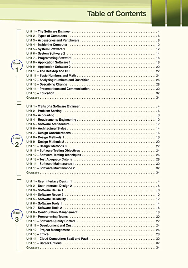 Contents - Career Paths: Software Engineering