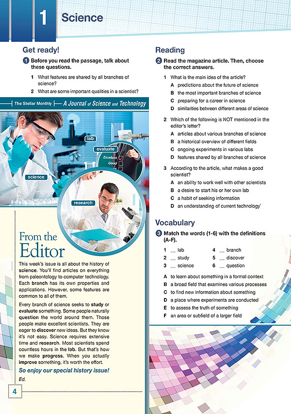 Sample Page 1 - Career Paths: Science Sample Page 1 - Career Paths: Science