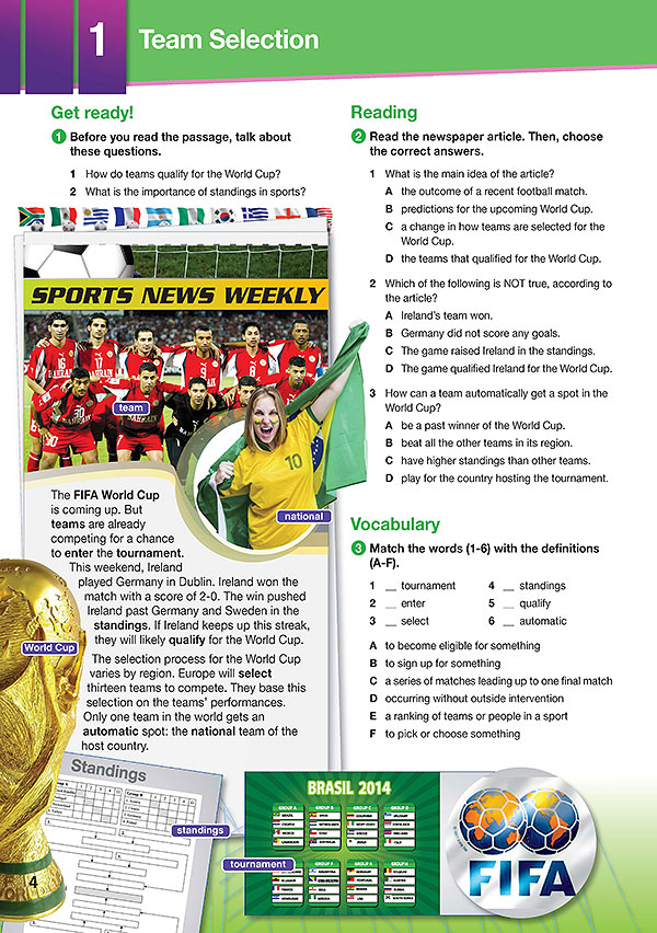 Sample Page 1 - Career Paths: World Cup Sample Page 1 - Career Paths: World Cup
