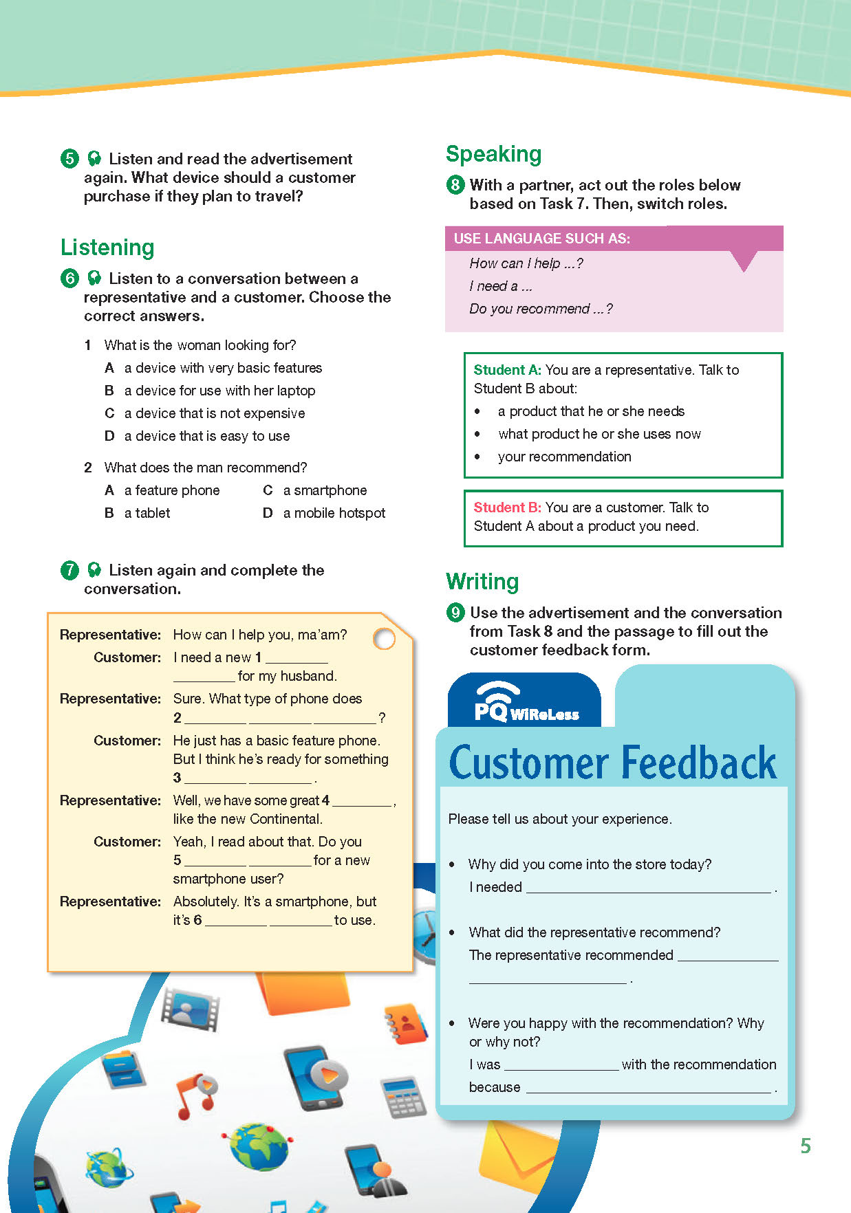 ESP English for Specific Purposes - Career Paths: Wireless Communications - Sample Page 2