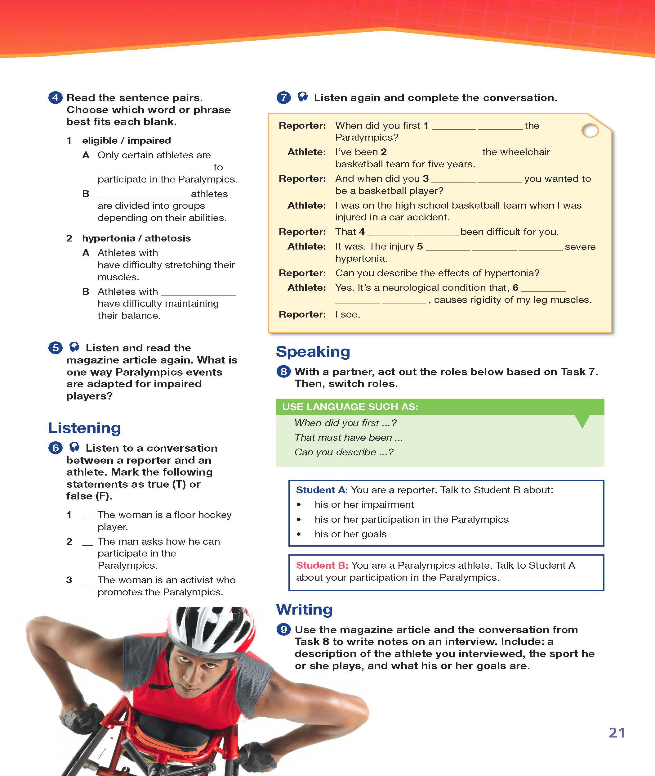 ESP English for Specific Purposes - Career Paths: ESP English for Specific Purposes - Career Paths: Worldwide Sports - Sample Page 4