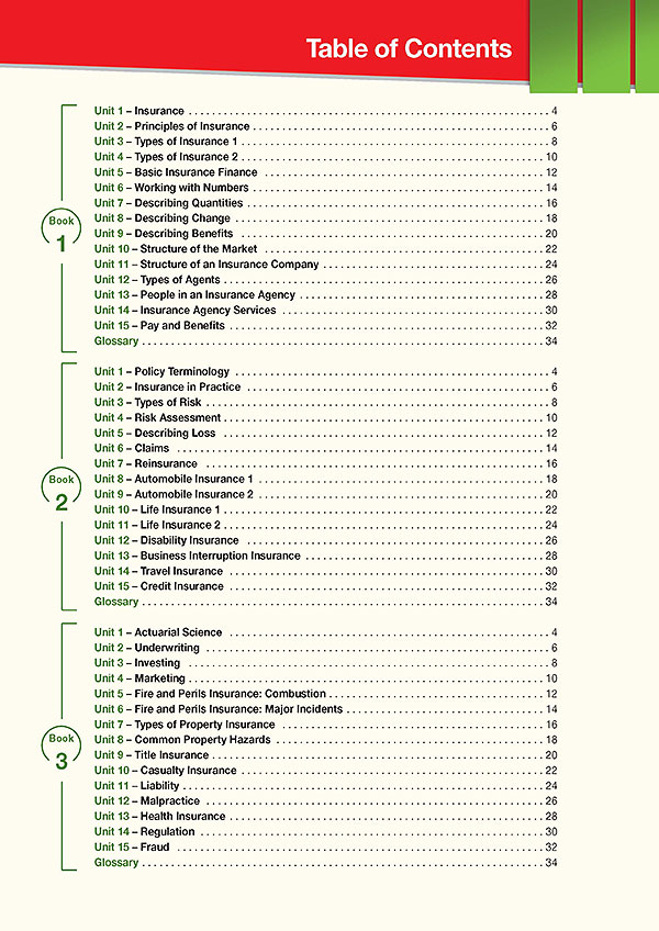 Contents - Career Paths: Insurance Contents - Career Paths: Insurance