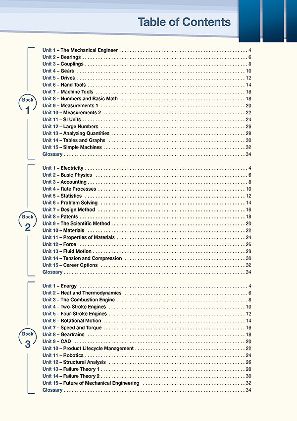 Contents - Career Paths: Mechanical Engineering