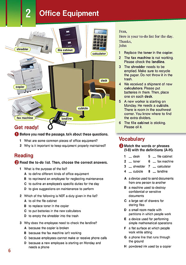 Sample Page 3 - Career Paths: Management I